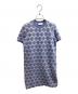 TORY BURCH（トリーバーチ）の古着「パイル地ロゴワンピース　10006318」｜ブルー