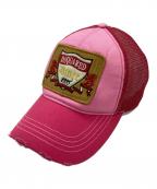 DSQUARED2ディースクエアード）の古着「キャップ / 	90s」｜ピンク