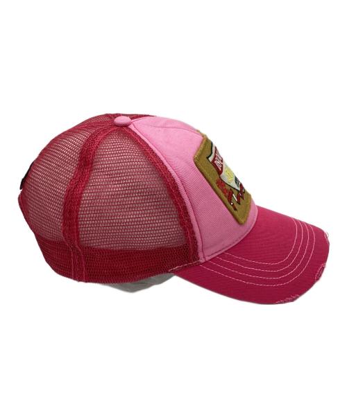 DSQUARED2（ディースクエアード）DSQUARED2 (ディースクエアード) キャップ / 	90s ピンクの古着・服飾アイテム