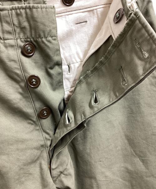US ARMY（ユーエスアーミー）US ARMY (ユーエスアーミー) コットンM43フィールドパンツ /	55-T-34030-30 /  40s オリーブ サイズ:-の古着・服飾アイテム