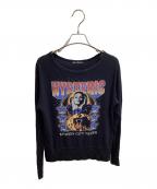 Hysteric Glamourヒステリックグラマー）の古着「プリントサーマルカットソー / 0143CL14」｜ブラック
