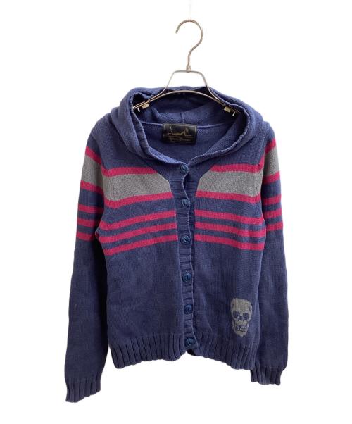 Hysteric Glamour（ヒステリックグラマー）Hysteric Glamour (ヒステリックグラマー) ニットパーカー　/　2ND-4470 ネイビー サイズ:freeの古着・服飾アイテム