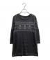 Hysteric Glamour（ヒステリックグラマー）の古着「カシミヤ ブレンド ファックベア ニット ワンピース　/　0193NO01」｜グレー