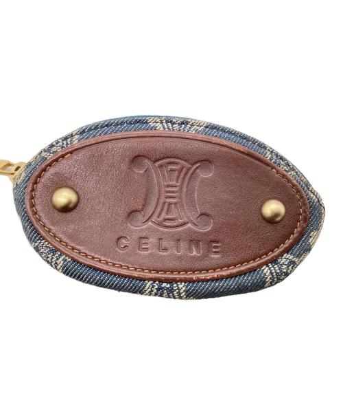CELINE（セリーヌ）CELINE (セリーヌ) マカダム柄デニムコインケース / Macadam pattern denim coin purse  ブルーの古着・服飾アイテム