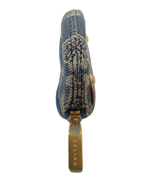 CELINE（セリーヌ）CELINE (セリーヌ) マカダム柄デニムコインケース / Macadam pattern denim coin purse  ブルーの古着・服飾アイテム