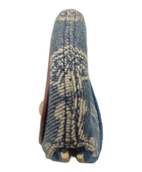 CELINE（セリーヌ）CELINE (セリーヌ) マカダム柄デニムコインケース / Macadam pattern denim coin purse  ブルーの古着・服飾アイテム