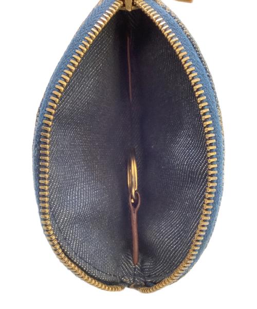 CELINE（セリーヌ）CELINE (セリーヌ) マカダム柄デニムコインケース / Macadam pattern denim coin purse  ブルーの古着・服飾アイテム
