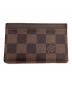LOUIS VUITTON (ルイ ヴィトン) CARD CASE / カードケース / ダミエ ポルト カルト・サーンプール / Damier Porte Cartes Simple / N61722 /  ブラウン：15000円