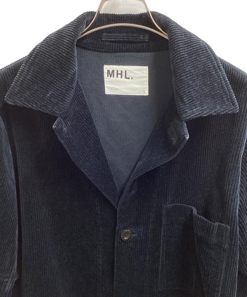 MHL（マーガレットハウエル）MHL (マーガレットハウエル) HEAVY CORDUROY JACKET ネイビー サイズ:Lの古着・服飾アイテム