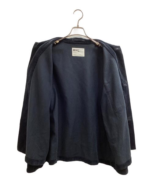 MHL（マーガレットハウエル）MHL (マーガレットハウエル) HEAVY CORDUROY JACKET ネイビー サイズ:Lの古着・服飾アイテム