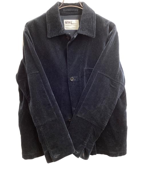 MHL（マーガレットハウエル）MHL (マーガレットハウエル) HEAVY CORDUROY JACKET ネイビー サイズ:Lの古着・服飾アイテム