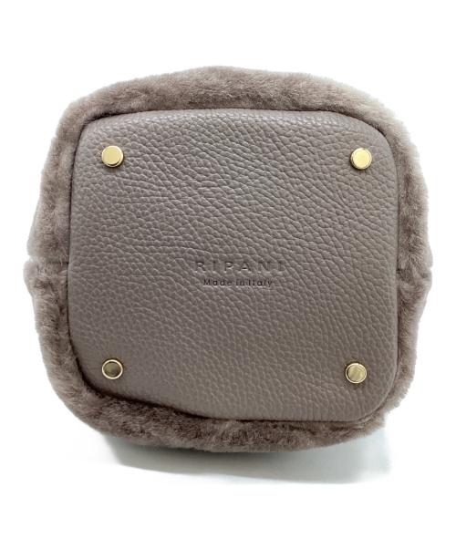 ripani（リパーニ）ripani (リパーニ) ムートンコンビハンドバッグ ブラウン サイズ:-の古着・服飾アイテム