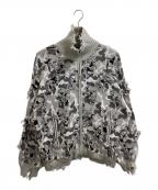DANKE SCHONダンケ シェーン）の古着「CAMO KNIT DRIVERS　/　25A-KNL078-DS」｜グレー