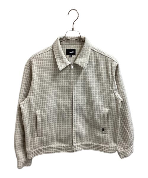 HUF（ハフ）HUF (ハフ) WAFFLE WEAVING ZIP LS SHIRT ホワイト サイズ:Sの古着・服飾アイテム