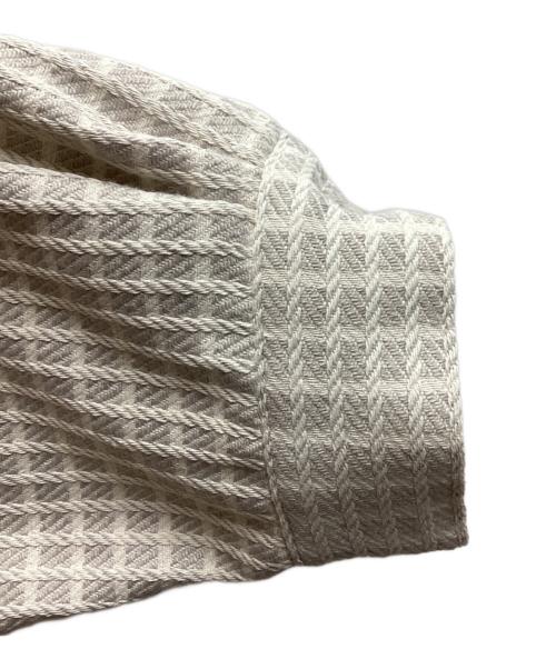 HUF（ハフ）HUF (ハフ) WAFFLE WEAVING ZIP LS SHIRT ホワイト サイズ:Sの古着・服飾アイテム