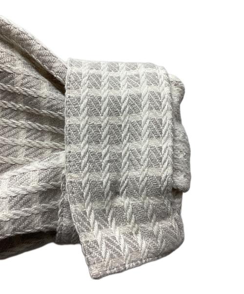 HUF（ハフ）HUF (ハフ) WAFFLE WEAVING ZIP LS SHIRT ホワイト サイズ:Sの古着・服飾アイテム