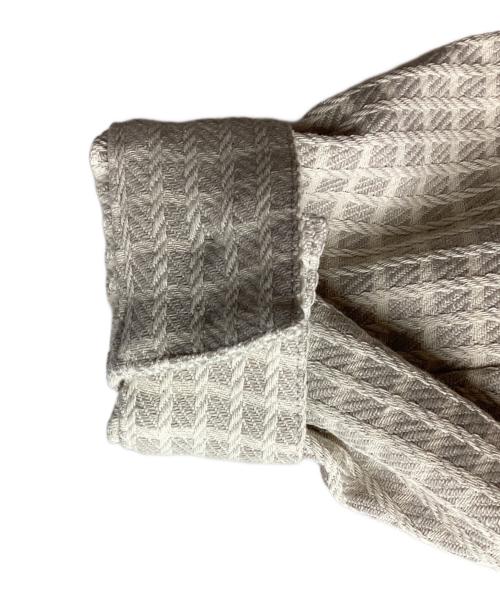 HUF（ハフ）HUF (ハフ) WAFFLE WEAVING ZIP LS SHIRT ホワイト サイズ:Sの古着・服飾アイテム