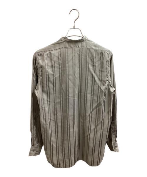 GUCCI（グッチ）GUCCI (グッチ) プルオーバーシルクシャツ　110086.Z6032 ベージュ サイズ:38の古着・服飾アイテム