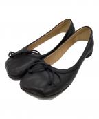 MM6 Maison Margielaエムエムシックスメゾンマルジェラ）の古着「アナトミックバレエシューズ」｜ブラック