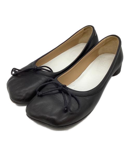MM6 Maison Margiela（エムエムシックスメゾンマルジェラ）MM6 Maison Margiela (エムエムシックスメゾンマルジェラ) アナトミックバレエシューズ ブラック サイズ:36の古着・服飾アイテム