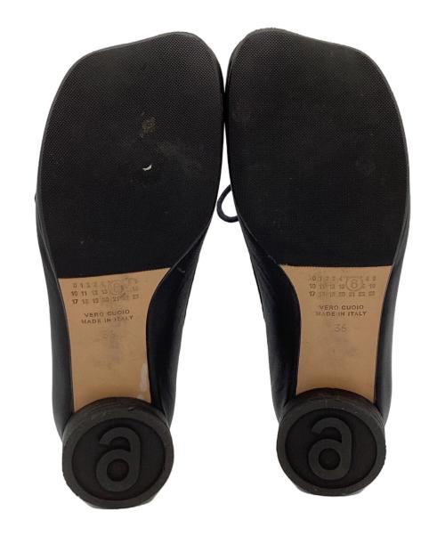 MM6 Maison Margiela（エムエムシックスメゾンマルジェラ）MM6 Maison Margiela (エムエムシックスメゾンマルジェラ) アナトミックバレエシューズ ブラック サイズ:36の古着・服飾アイテム