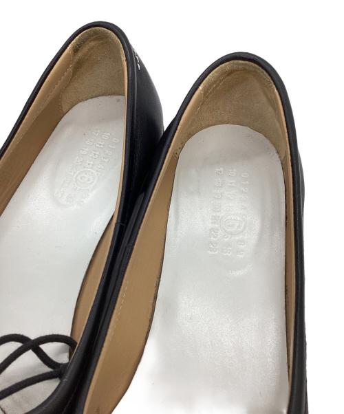 MM6 Maison Margiela（エムエムシックスメゾンマルジェラ）MM6 Maison Margiela (エムエムシックスメゾンマルジェラ) アナトミックバレエシューズ ブラック サイズ:36の古着・服飾アイテム