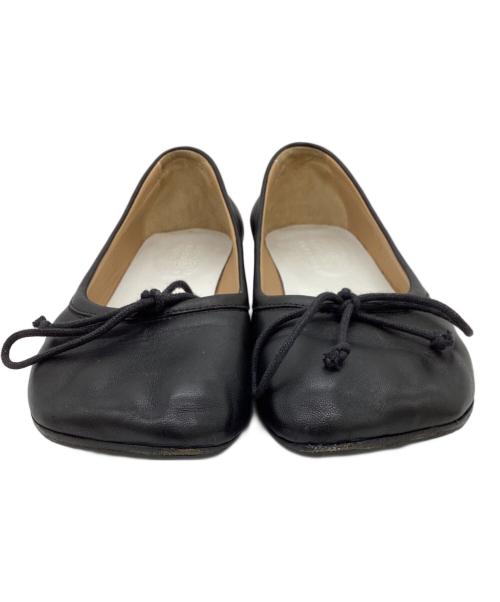 MM6 Maison Margiela（エムエムシックスメゾンマルジェラ）MM6 Maison Margiela (エムエムシックスメゾンマルジェラ) アナトミックバレエシューズ ブラック サイズ:36の古着・服飾アイテム