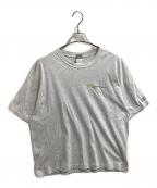 Hanesヘインズ）の古着「企業ロゴTシャツ」｜グレー