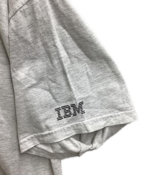 Hanes（ヘインズ）Hanes (ヘインズ) 企業ロゴTシャツ グレー サイズ:XLの古着・服飾アイテム