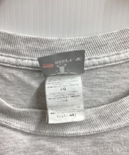 Hanes（ヘインズ）Hanes (ヘインズ) 企業ロゴTシャツ グレー サイズ:XLの古着・服飾アイテム