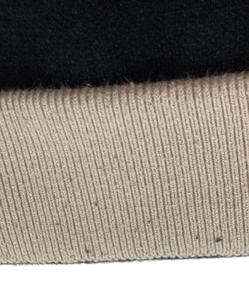 BAL（バル）BAL (バル) JACQUARD COTTON CREWNECK SWEATER ベージュ×ブラック サイズ:Mの古着・服飾アイテム