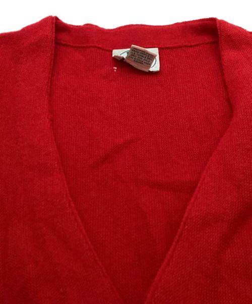 IZOD LACOSTE（アイゾッド ラコステ）IZOD LACOSTE (アイゾッド ラコステ) ニットカーディガン レッド サイズ:Lの古着・服飾アイテム