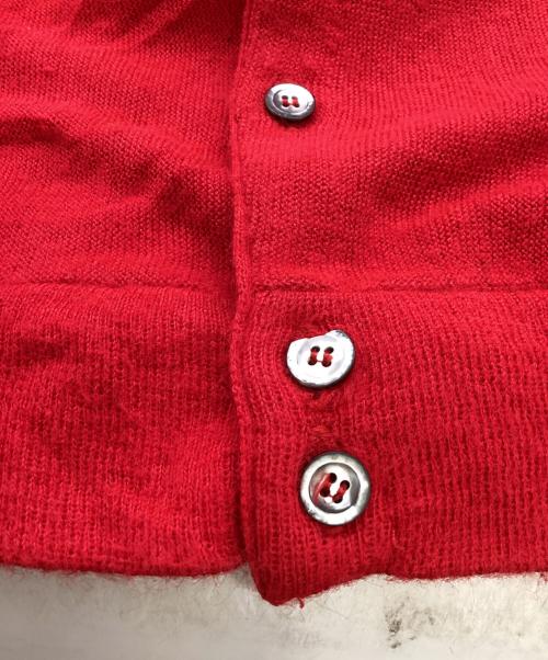 IZOD LACOSTE（アイゾッド ラコステ）IZOD LACOSTE (アイゾッド ラコステ) ニットカーディガン レッド サイズ:Lの古着・服飾アイテム