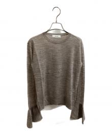 ebure（エブール）の古着「アルパカ混シアーニット　3410800306」｜ベージュ