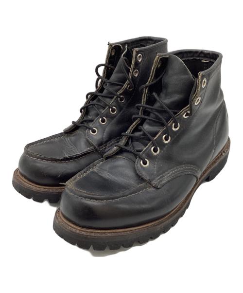 RED WING（レッドウィング）RED WING (レッドウィング) Classic Work 6inch Moc-toe / 8176 ブラック サイズ:7の古着・服飾アイテム