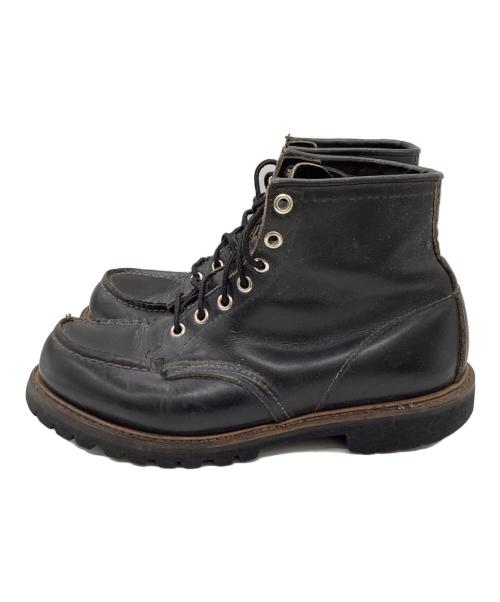RED WING（レッドウィング）RED WING (レッドウィング) Classic Work 6inch Moc-toe / 8176 ブラック サイズ:7の古着・服飾アイテム