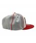 中古・古着 Supreme  (シュプリーム) New Era  (ニューエラ) Piping Script Logo Cap / パイピングスクリプトロゴニューエラキャップ / 25SS レッド×ホワイト サイズ:7 1/4：9000円