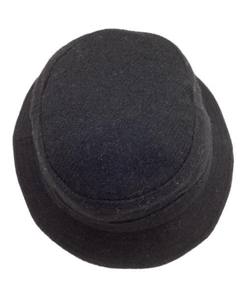 SUPREME（シュプリーム）Supreme　　 (シュプリーム) Harris Tweed　 (ハリスツイード) 21FW classic logo terry crusher / バケットハット ブラックの古着・服飾アイテム