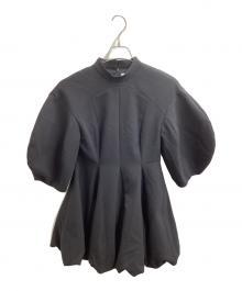 ENFOLD（エンフォルド）の古着「ROUND-ARM PULLOVER / 300GS130-0020」｜ブラック