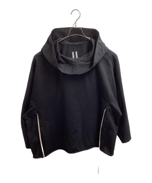 RICK OWENS（リックオウエンス）RICK OWENS (リックオウエンス) HOODED TUNIC / RO01E7285-RIG / DRKSHDW  ブラック サイズ:FREEの古着・服飾アイテム