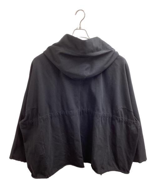RICK OWENS（リックオウエンス）RICK OWENS (リックオウエンス) HOODED TUNIC / RO01E7285-RIG / DRKSHDW  ブラック サイズ:FREEの古着・服飾アイテム