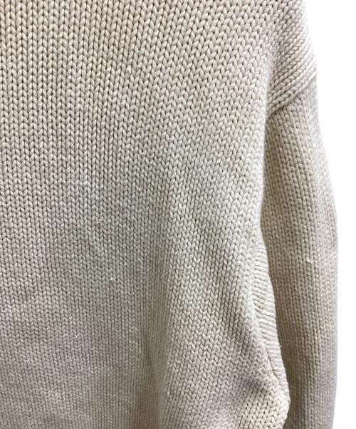 POLO RALPH LAUREN（ポロ・ラルフローレン）POLO RALPH LAUREN (ポロ・ラルフローレン) ポロベア コットンニットセーター 90s アイボリー サイズ:Lの古着・服飾アイテム