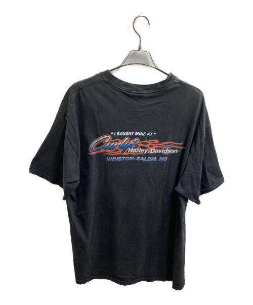 HARLEY-DAVIDSON（ハーレーダビッドソン）HARLEY-DAVIDSON (ハーレーダビッドソン) USA製 / プリントTシャツ ブラック サイズ:XLの古着・服飾アイテム
