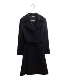 MaxMara（マックスマーラ）の古着「Virgin wool coat / バージンウールコート / イタリア製 銀タグ」｜ブラック