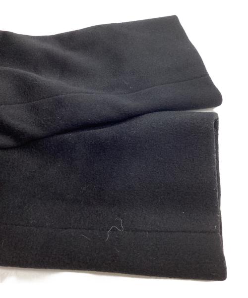 MaxMara（マックスマーラ）MaxMara (マックスマーラ) Virgin wool coat / バージンウールコート / イタリア製 銀タグ ブラック サイズ:40の古着・服飾アイテム