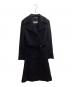 MaxMara（マックスマーラ）の古着「Virgin wool coat / バージンウールコート / イタリア製 銀タグ」｜ブラック