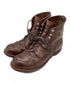 RED WINGレッドウィング）の古着「Iron Ranger　/　8111　/　USA製」｜ブラウン