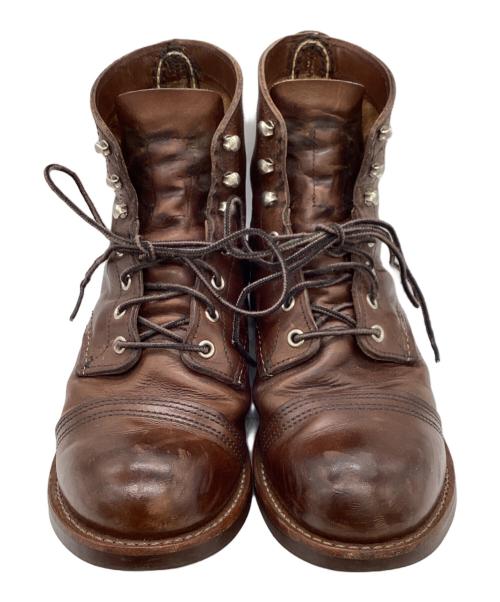 RED WING（レッドウィング）RED WING (レッドウィング) Iron Ranger　/　8111　/　	USA製 ブラウン サイズ:26.5cmの古着・服飾アイテム