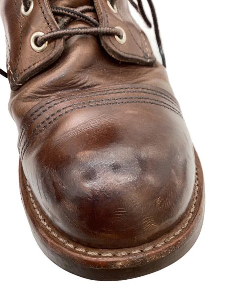 RED WING（レッドウィング）RED WING (レッドウィング) Iron Ranger　/　8111　/　	USA製 ブラウン サイズ:26.5cmの古着・服飾アイテム