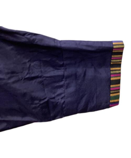 ETRO（エトロ）ETRO (エトロ) シルクシャツ ネイビー サイズ:40の古着・服飾アイテム